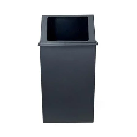 ถังขยะเหลี่ยม ACCO 40 ลิตร สีเทาเข้ม